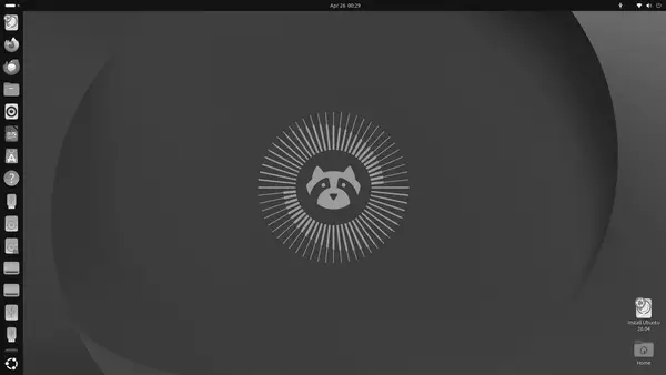 Escritorio de Ubuntu 26.04 LTS con el entorno de escritorio GNOME