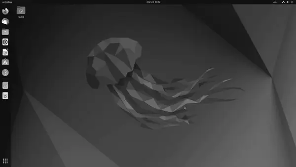 Escritorio de Ubuntu 22.04 LTS (Jammy Jellyfish) con GNOME