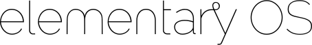 Logotipo oficial de elementary OS