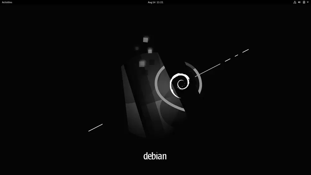 Captura del escritorio GNOME en Debian 11, un ejemplo de distribución Linux moderna