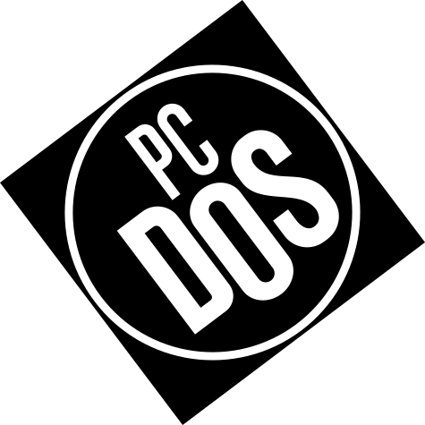 Logotipo de IBM PC DOS 7.0, la versión de 1995 que incorporó el lenguaje REXX