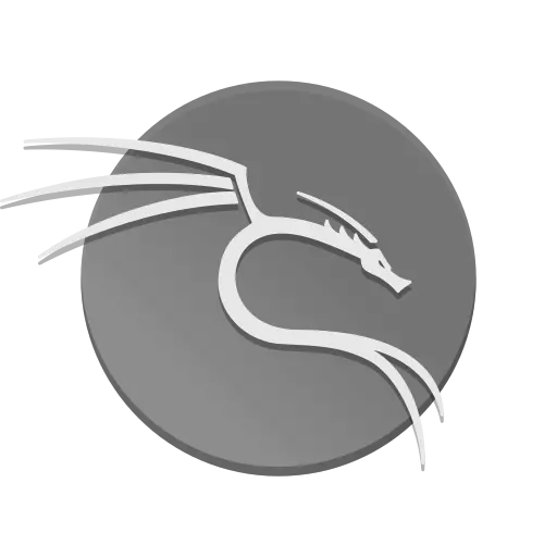 Logo oficial de Kali Linux, el dragón sobre fondo azul