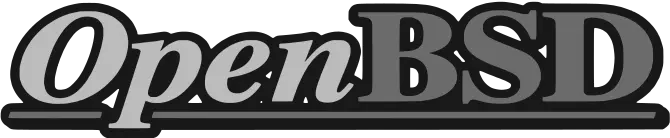 Logotipo textual de OpenBSD