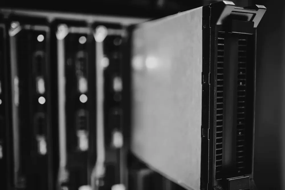 Infraestructura de servidores empresariales conectados en red
