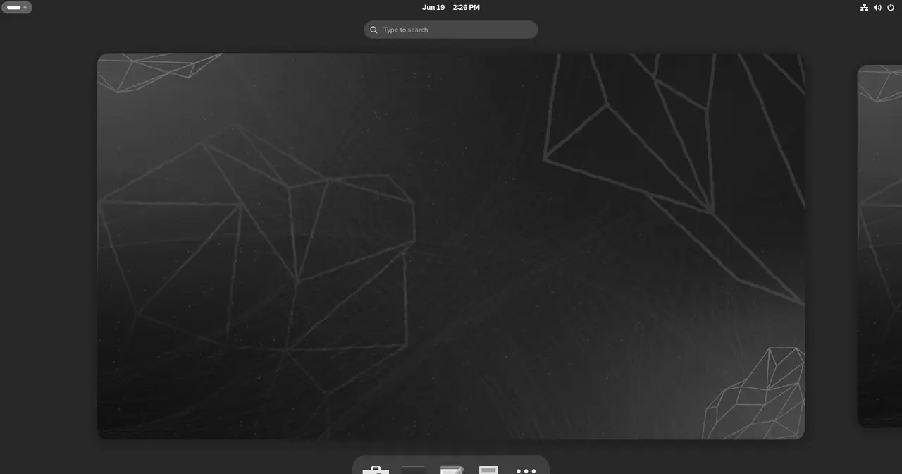 Escritorio por defecto de Rocky Linux 10 con GNOME 47