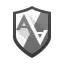 Logotipo de AppArmor, el sistema de control de acceso obligatorio basado en perfiles de rutas